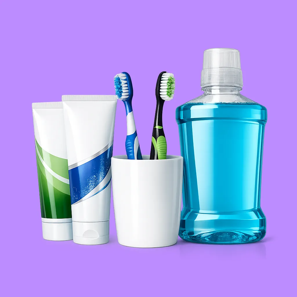Toothpastes, Toothbrushes & Mouthwash