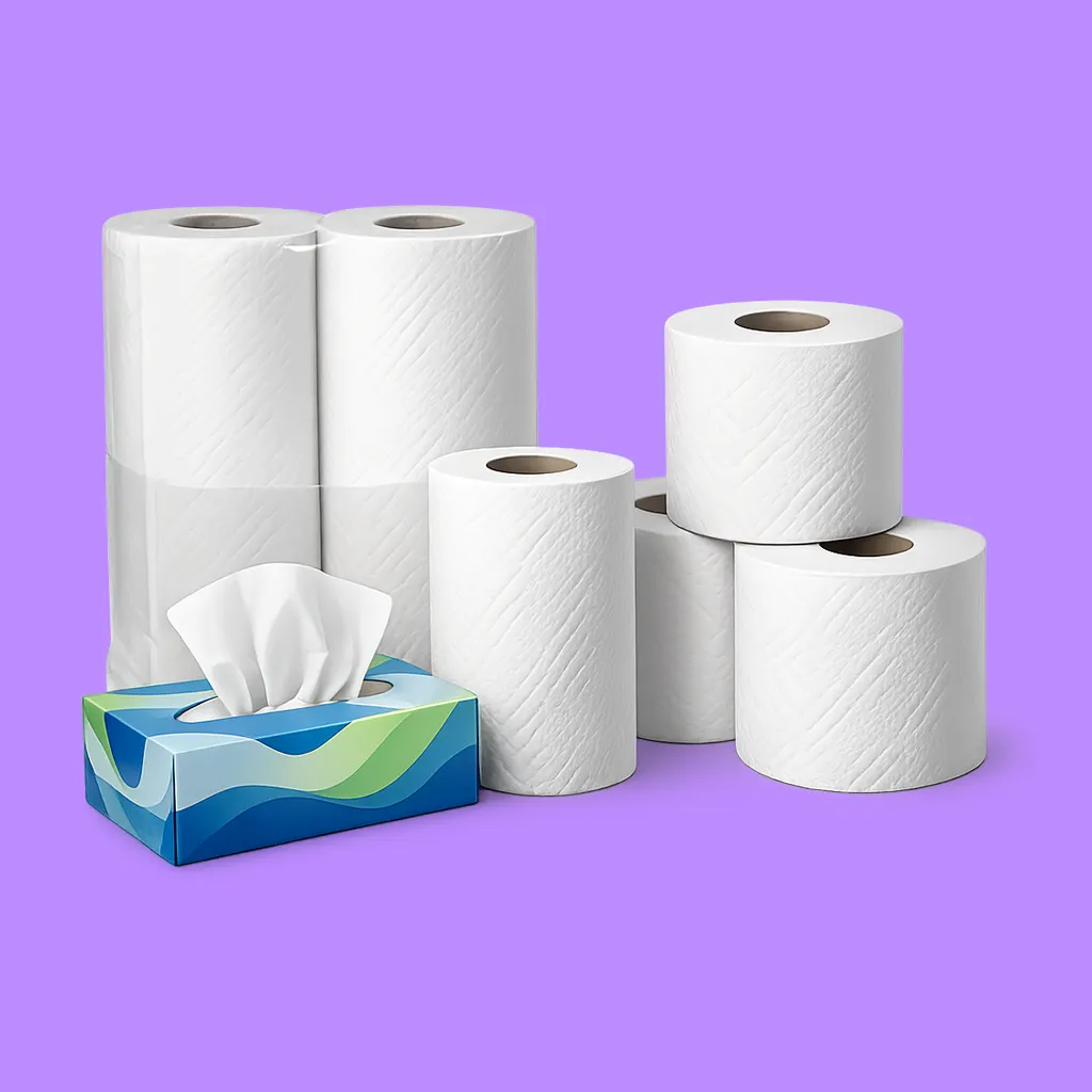 Kitchen Tissues & Toilet Rolls
