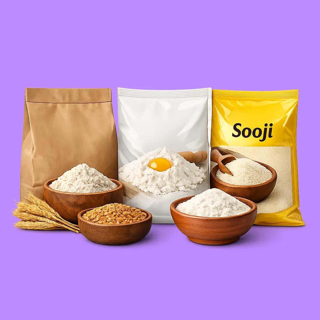 Atta, Flours & Sooji