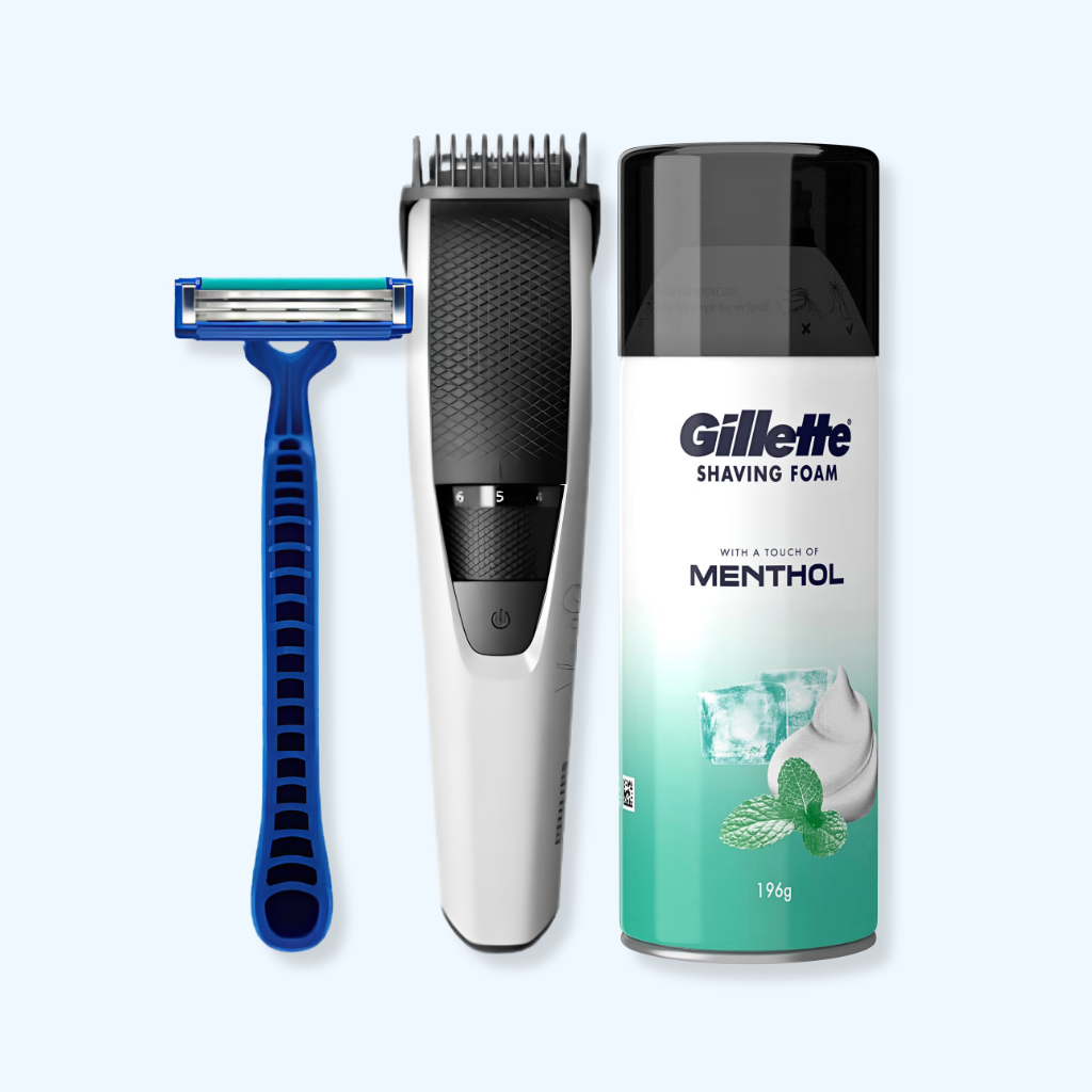 Shaving Foams, Razors & Trimmers
