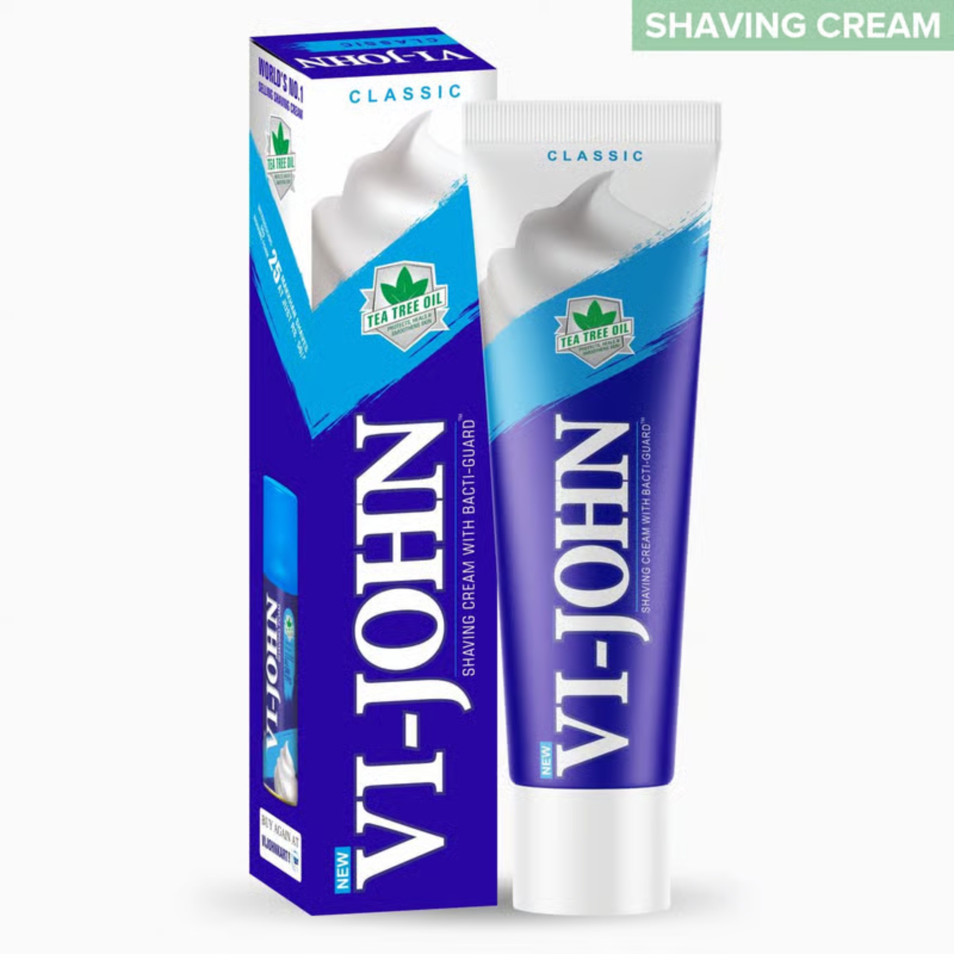 Vi-john Shaving Cream Classical 125GM PACK of 1 (125 g)