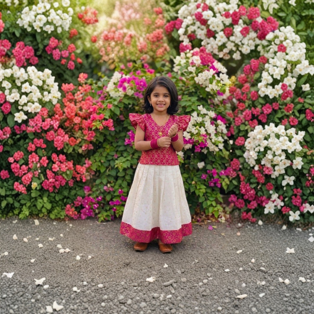 KERALA PATTUPAVADA RANI PINK