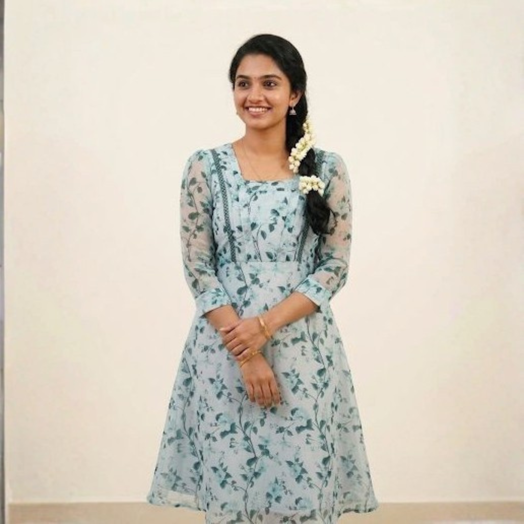 BOTANICAL PRINT KURTI ( WITH LING A LINE )