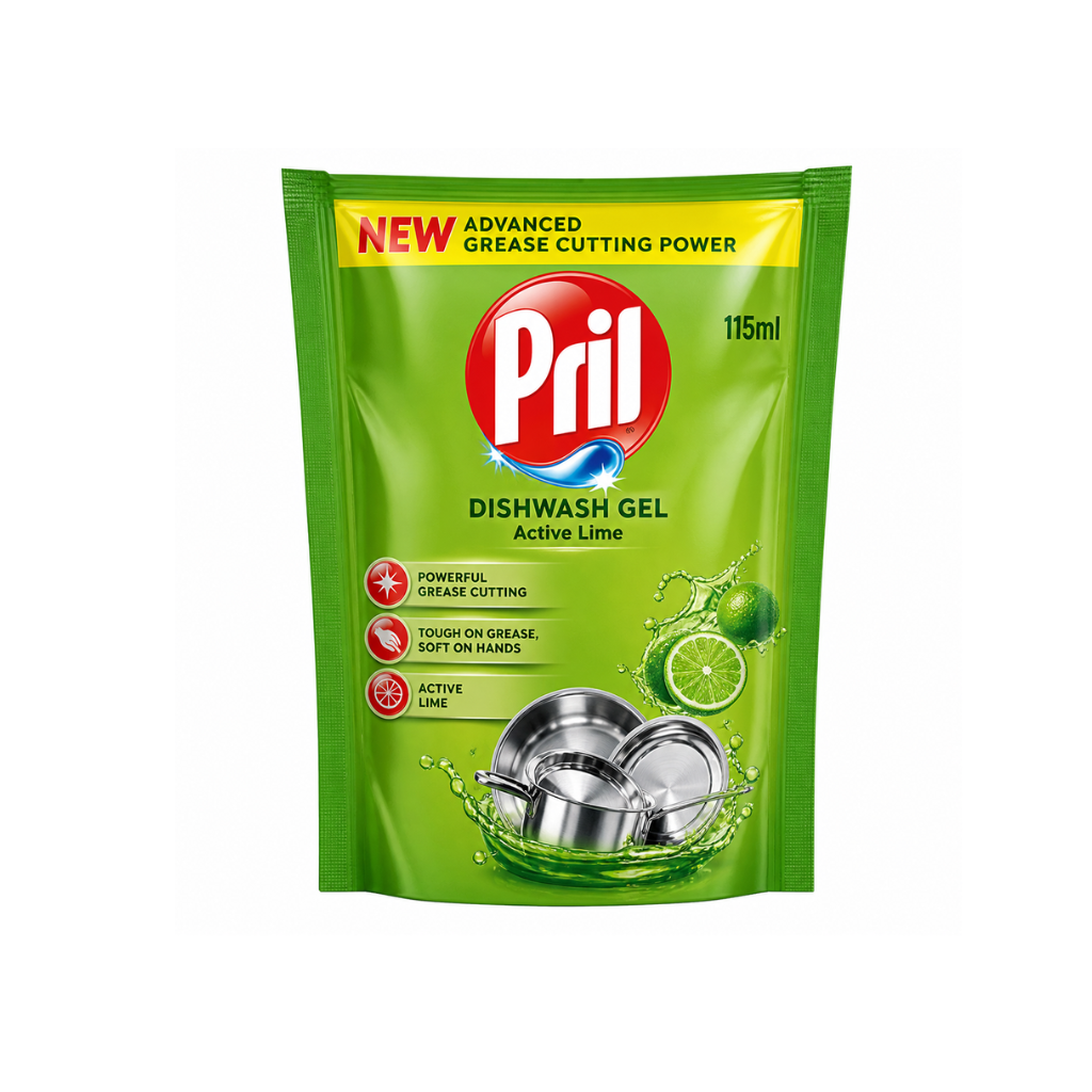 Pril Perfect Utensil Liquid Cleaner - 115ml (Lime)