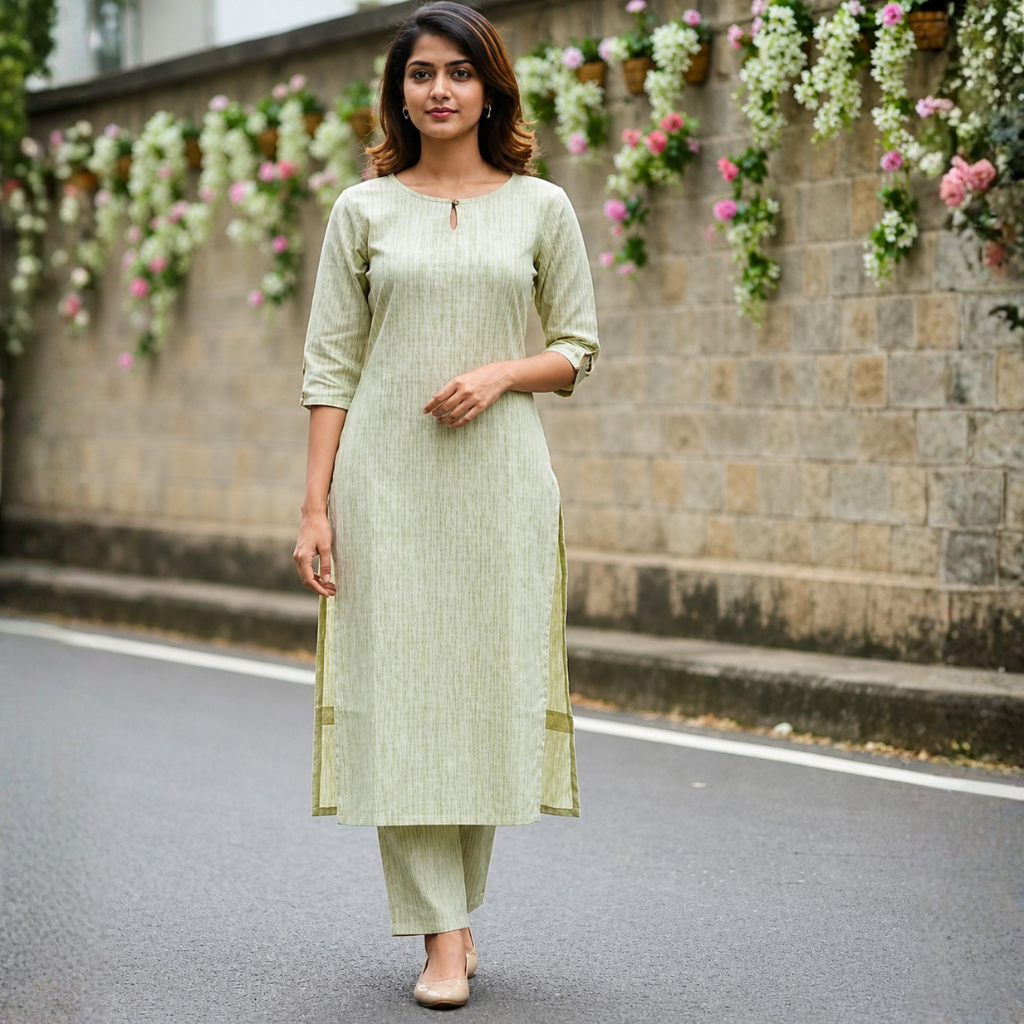 KURTI A-IA(with lining code set)OLIVE GRACE KURTI