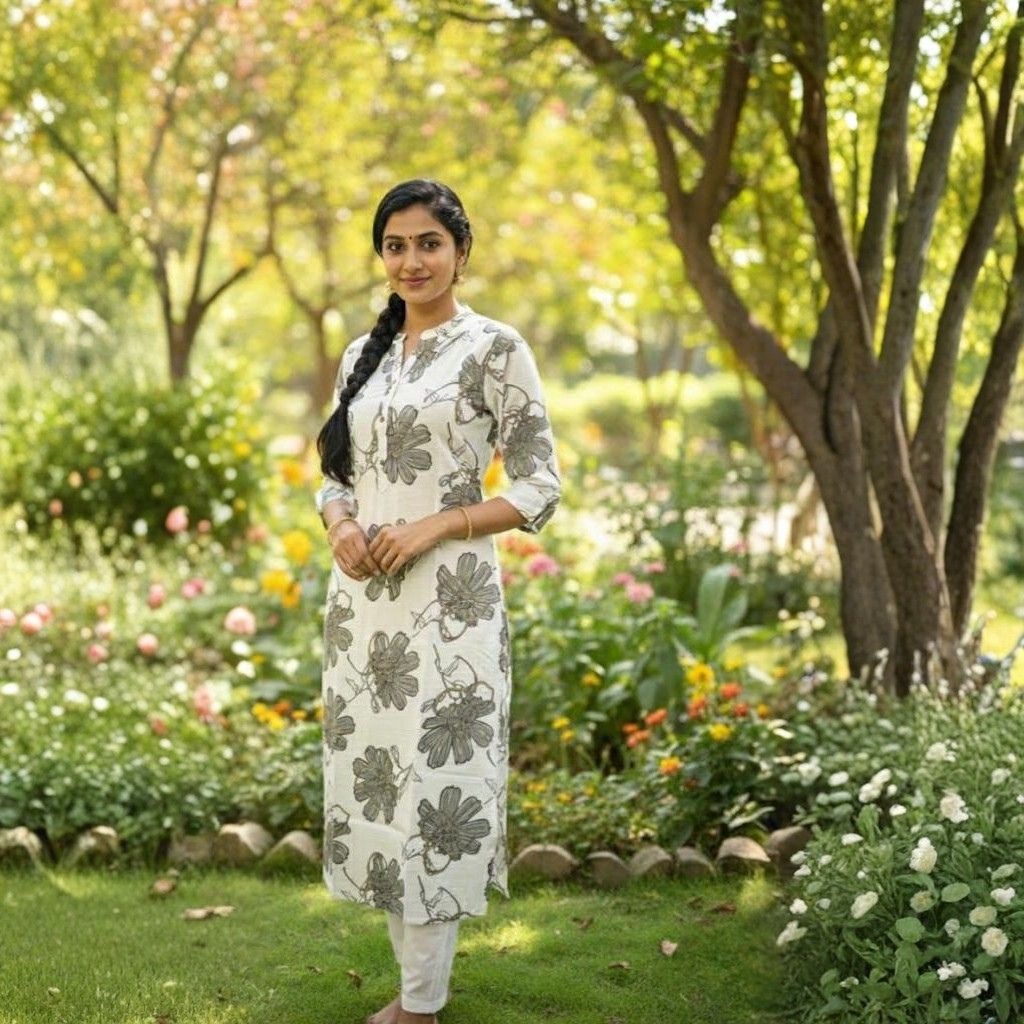 KURTI A-NI (with lining code set)PEARL PETAL