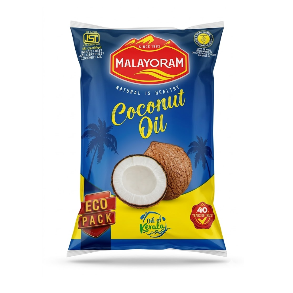 Malayoram Coconut Oil 900ml Pouch