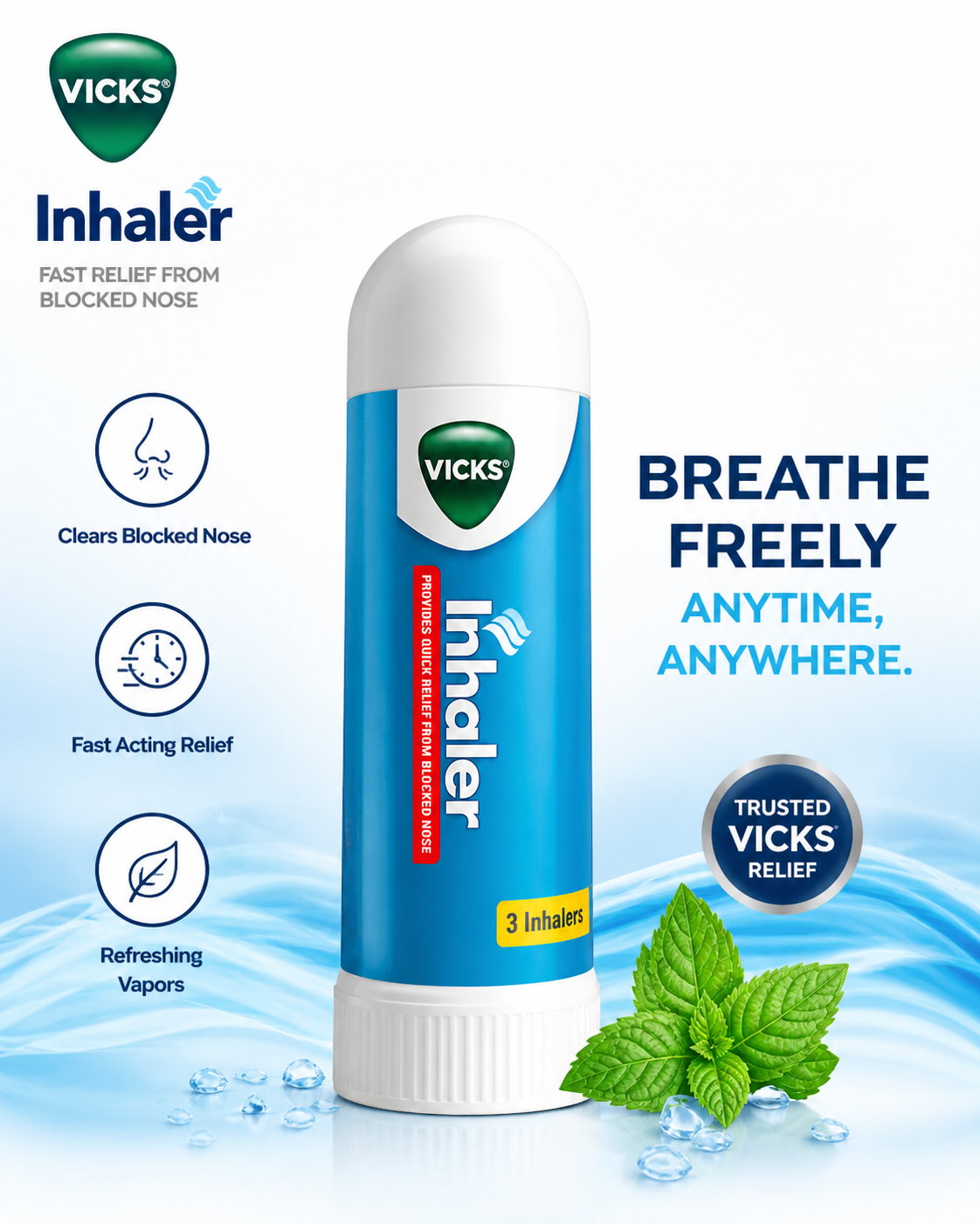 VICKS HANGING JUMBO INHALER