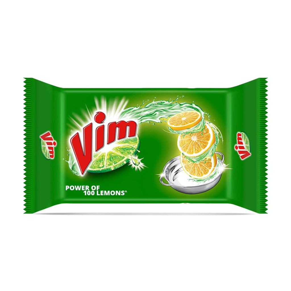 Vim Bar - 68 gm | New Superfast Vim Dishwash Bar - Removes burnt & stickiest grease with the power of 100 lemons