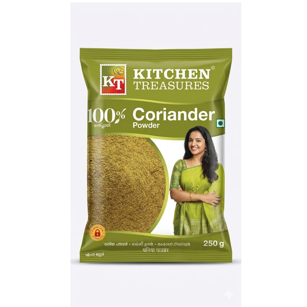 KITCHEN TREASURES CORIANDER POWDER 250 GM