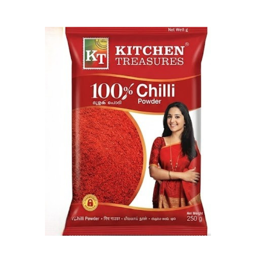 KITCHEN TREASURES CHILLI POWDER 250 GM