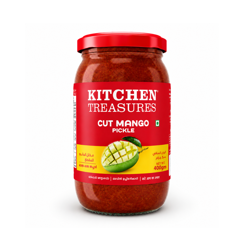 KITCHEN TREASURE CUT MANGO PICKLE 400 GM
