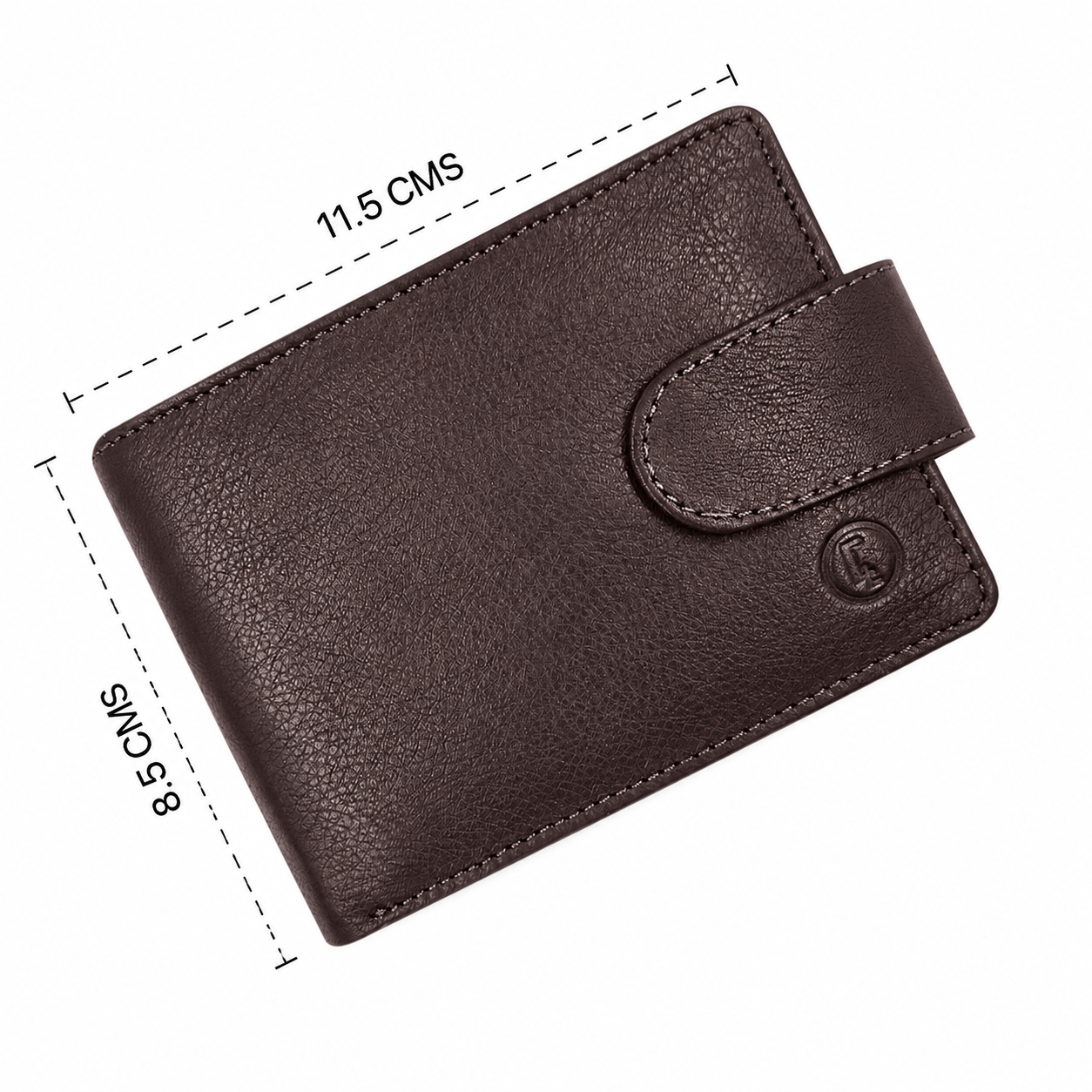 ETZEL - GENUINE LEATHER BIFOLD WALLET WITH RFID PROTECTION & LOOP