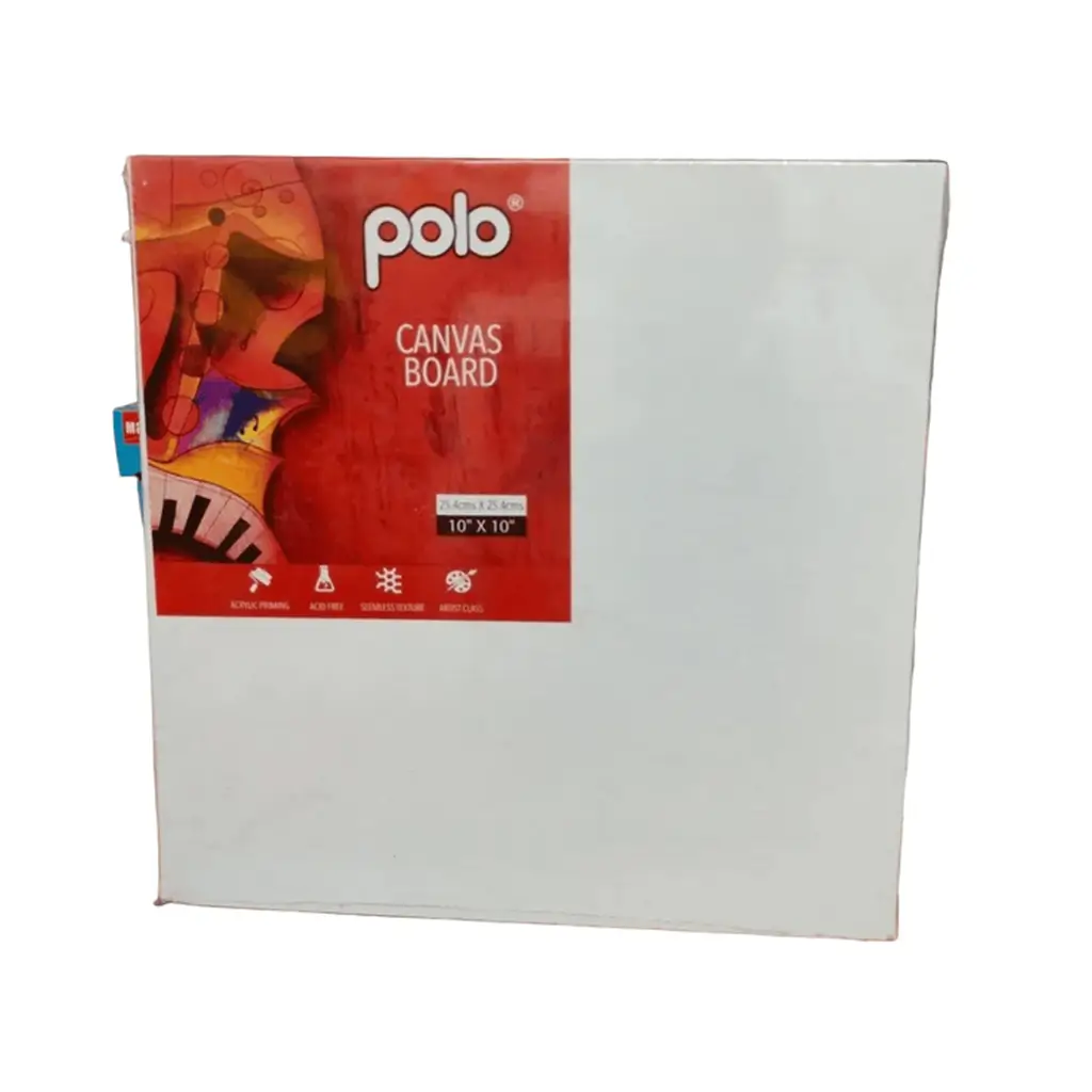 Polo Canvas Board 10x10 10 x 10 cm