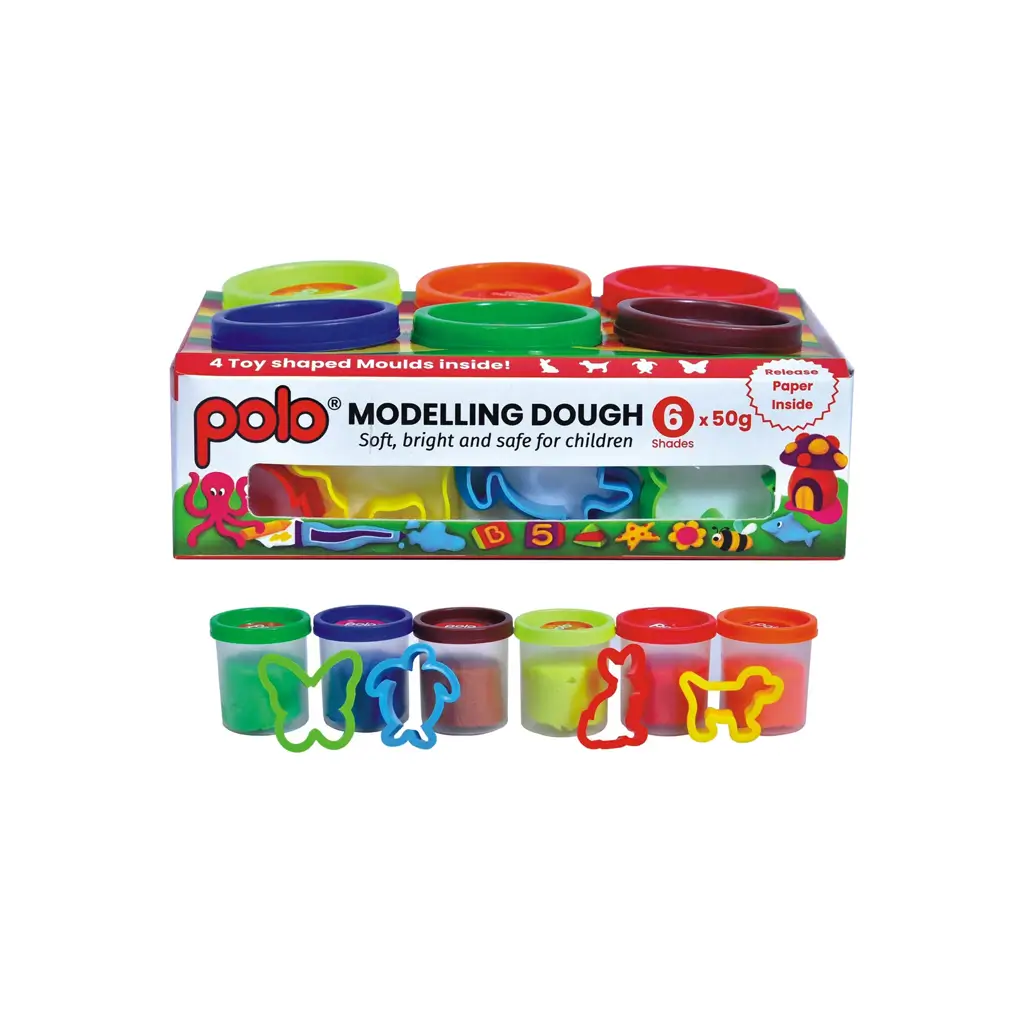 Polo Modelling Clay 50 g 6 Shades
